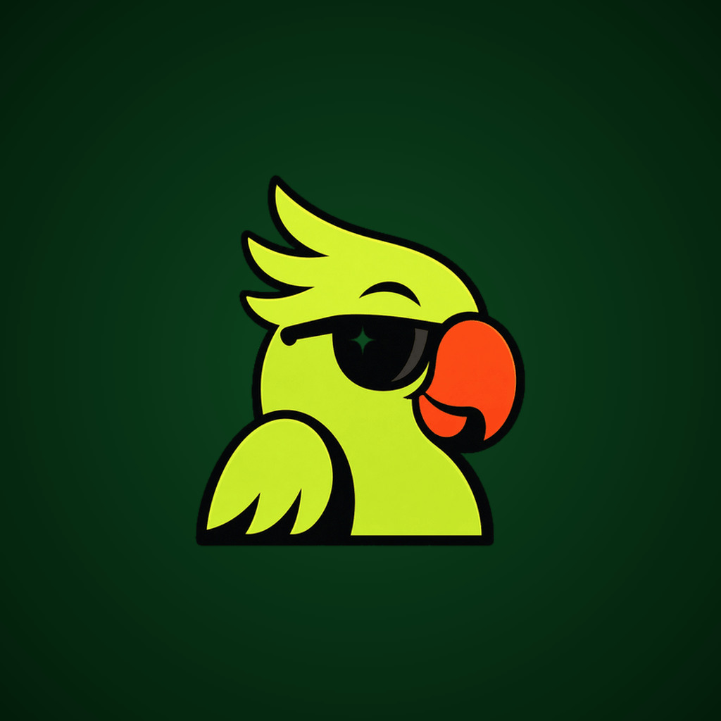 ask tota — a parrot in sunglasses, the app's mascot